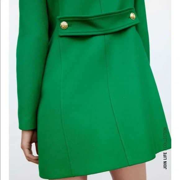 Zara buttoned tailor coat
